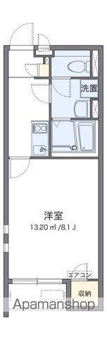 クレイノWAVEIMPACTⅡ(1K/1階)の間取り写真