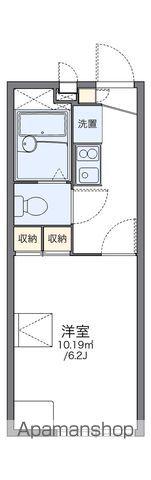 レオパレスタウンアサヒ(1K/1階)の間取り写真