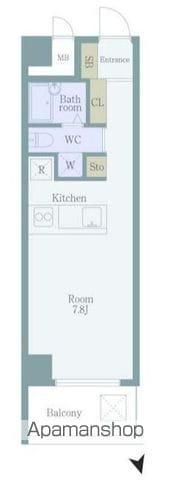 ロイヤルハイツ新宿御苑(ワンルーム/3階)の間取り写真