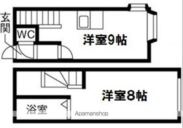 ソル・ドムス文京台(1DK/2階)の間取り写真