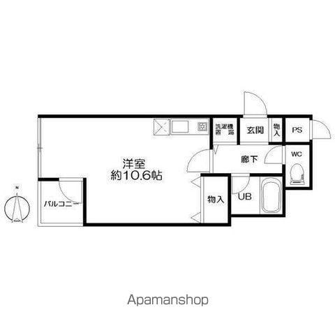 リエス支倉町(ワンルーム/5階)の間取り写真