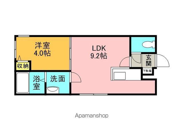 MARRIOTT F ビレッジ(1LDK/3階)の間取り写真
