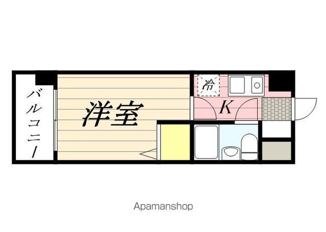 メゾン・ド・コンフォート(1K/11階)の間取り写真