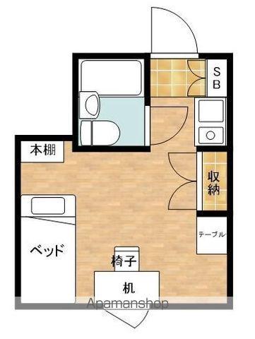 ライザ武蔵境 6階階 間取り