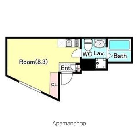 パレス池袋本町(1K/3階)の間取り写真