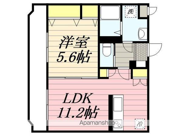 ミヨヒコHK-K1(1LDK/4階)の間取り写真