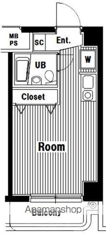 ガラ・ステージ新大塚(ワンルーム/4階)の間取り写真