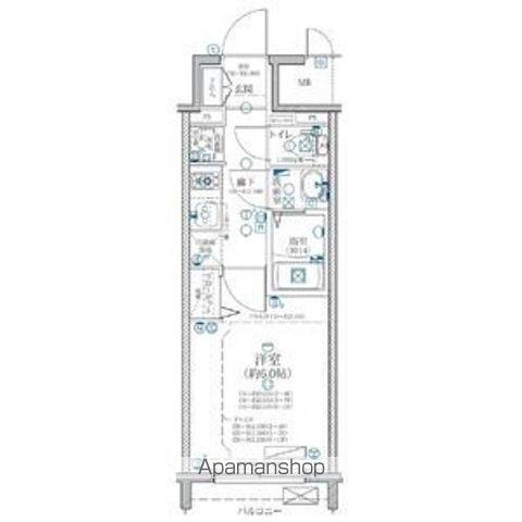 ディアレイシャス矢場町(1K/10階)の間取り写真