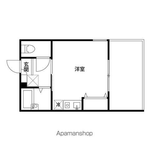 グレイスフィール洋光台(ワンルーム/1階)の間取り写真