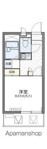 レオパレスオネスティⅤ(1K/2階)の間取り写真