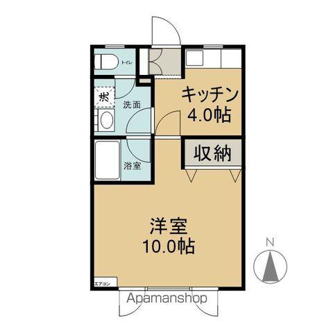 MKハイツ(1K/1階)の間取り写真