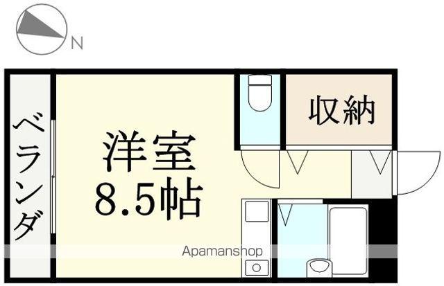 CREAR(ワンルーム/2階)の間取り写真