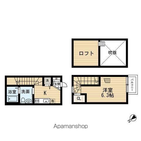 NANALIER(ワンルーム/1階)の間取り写真