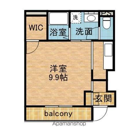 メゾン・ド・アヴェニール(1K/1階)の間取り写真