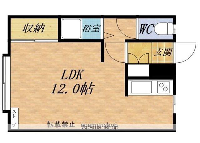 メゾンエル5(1K/2階)の間取り写真