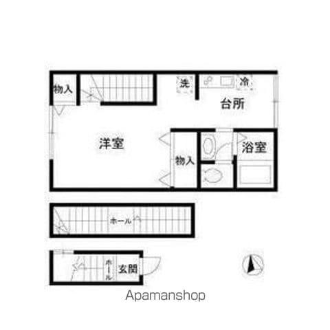 ラターシュ本郷(1K/3階)の間取り写真