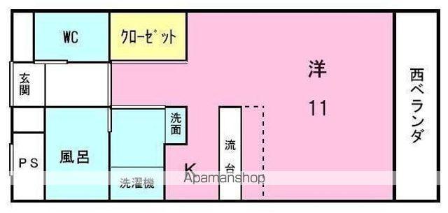 ピア・タワー(ワンルーム/8階)の間取り写真