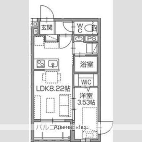 ALIVIS南福岡ノース(1LDK/3階)の間取り写真
