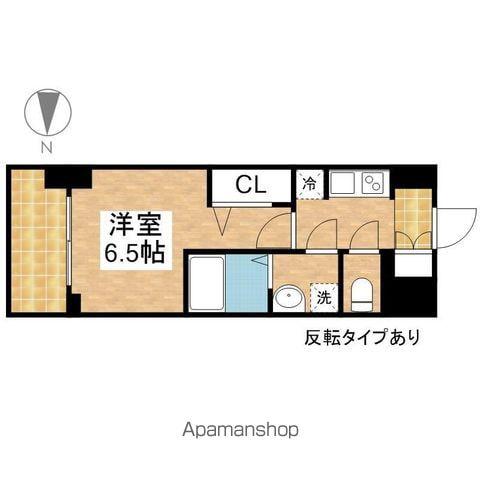 S-RESIDENCE上前津駅前(1K/15階)の間取り写真