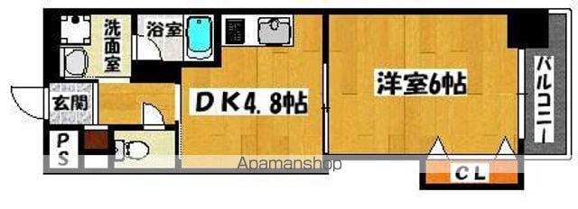 リアライズ堺駅前(1DK/4階)の間取り写真