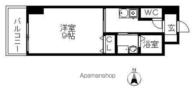 レジディア東桜(1K/5階)の間取り写真