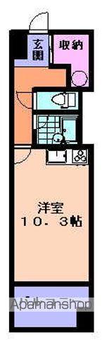 レクシア宮前(1K/3階)の間取り写真