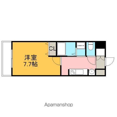 ブルームライフ黒川(1K/5階)の間取り写真