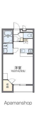 レオパレスブルーミンガーデンB(1K/1階)の間取り写真
