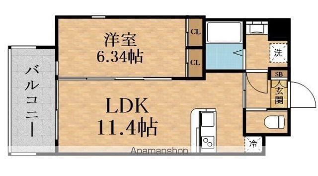 PREG1OJOTO(1LDK/10階)の間取り写真