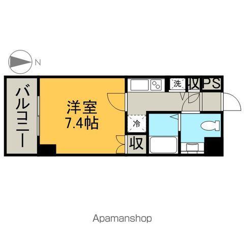 IZUMI(1K/9階)の間取り写真