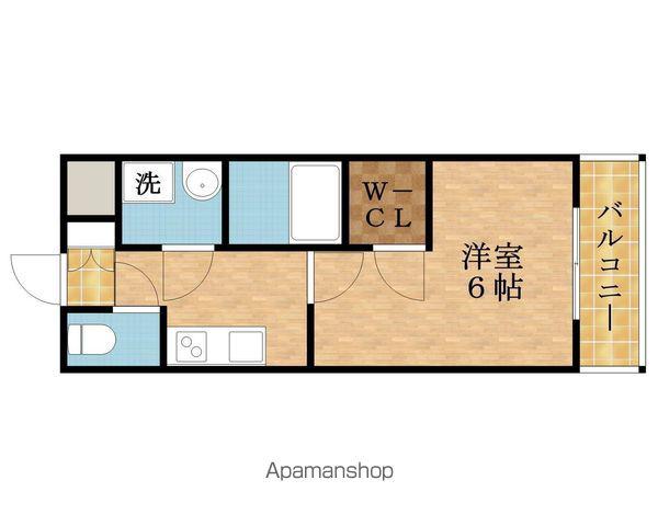 エスリード大阪城(1K/9階)の間取り写真