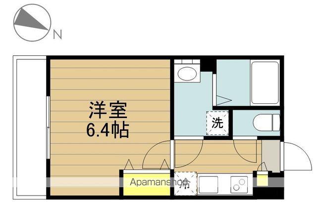 リブリ・OGW蕨(1K/2階)の間取り写真