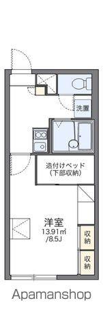 レオパレストゥイーナ(1K/2階)の間取り写真