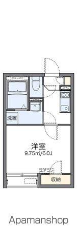 レオネクストHARU(1K/2階)の間取り写真