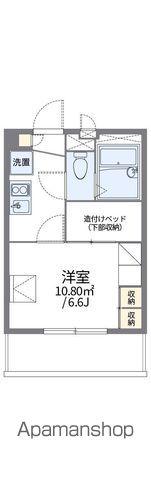 レオパレスMO(1K/1階)の間取り写真