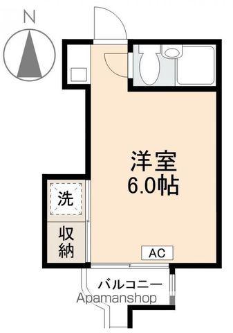 メゾンド・ミュゼ(ワンルーム/3階)の間取り写真