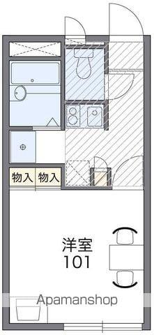レオパレスレイ(1K/1階)の間取り写真