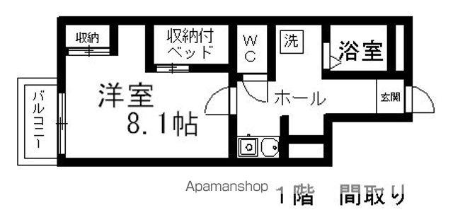 レオパレスKOSEN(1K/1階)の間取り写真