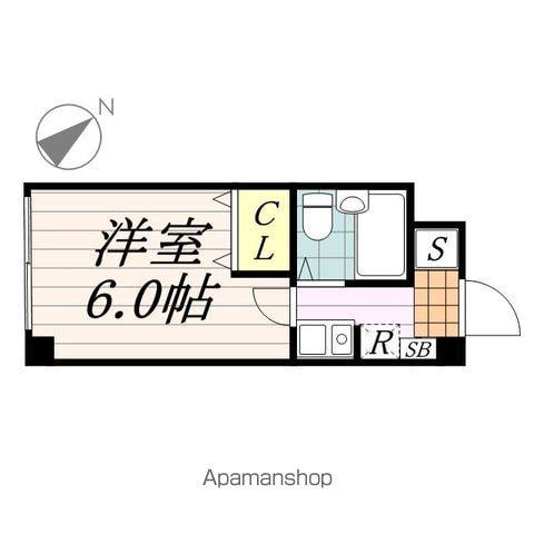 カムフォート新宿 4階階 間取り