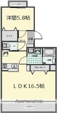 ウィンベル鎧橋II(1LDK/3階)の間取り写真