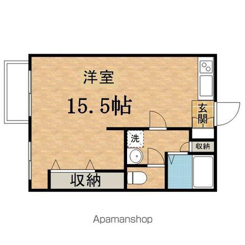 コーポ輝(ワンルーム/2階)の間取り写真