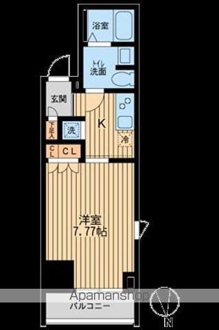 KDXレジデンス東新宿(1K/14階)の間取り写真