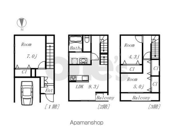 リリアム正木(3LDK)の間取り写真