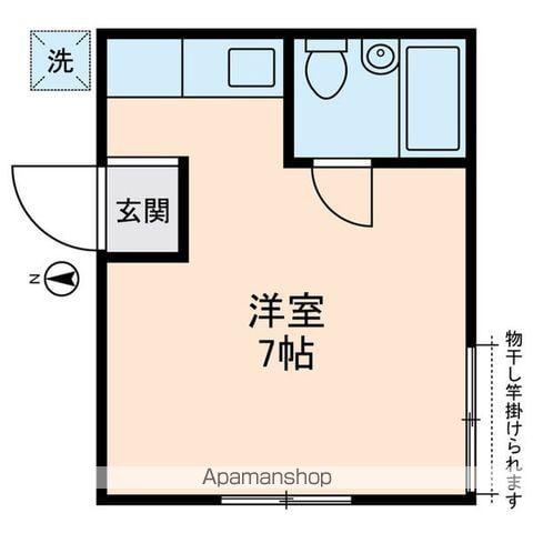 マイハウスTOGO(ワンルーム/1階)の間取り写真