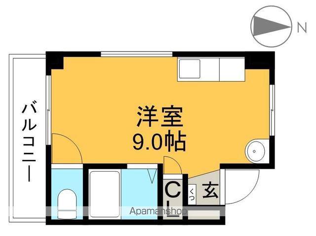 レジデンス上町(ワンルーム/3階)の間取り写真