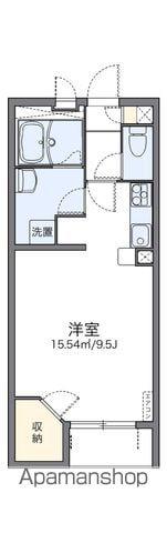 レオネクストアンジェリカ(1K/1階)の間取り写真