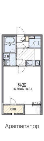 レオネクストリバティー(1K/2階)の間取り写真
