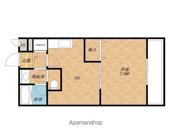 リヴェール弐番館(1DK/1階)の間取り写真