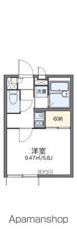 レオパレス双葉(1K/2階)の間取り写真