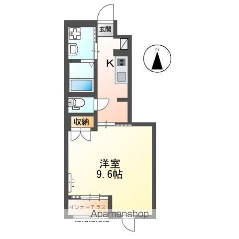 セレーナ広美(1K/1階)の間取り写真